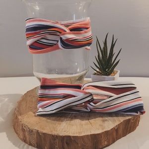 Handmade STRIPED HEADBAND